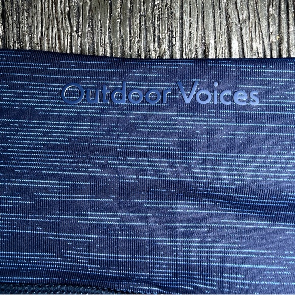 Outdoor Voices Hudson Lined Running Shorts Women XLarge  2.5” Inseam Navy Blue - Picture 9 of 10